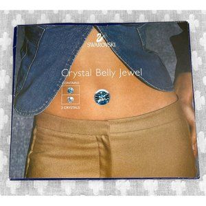Vintage 00s Swarovski Crystal Belly Jewel (No piercing required, NWOT)